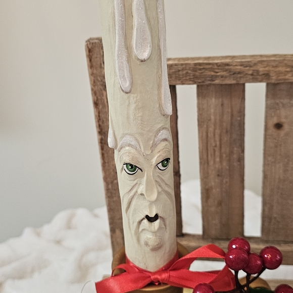 Jingle & Jangle Gathered Traditions Led Candlestick Set 2 Christmas Joe Spencer - Picture 4 of 4